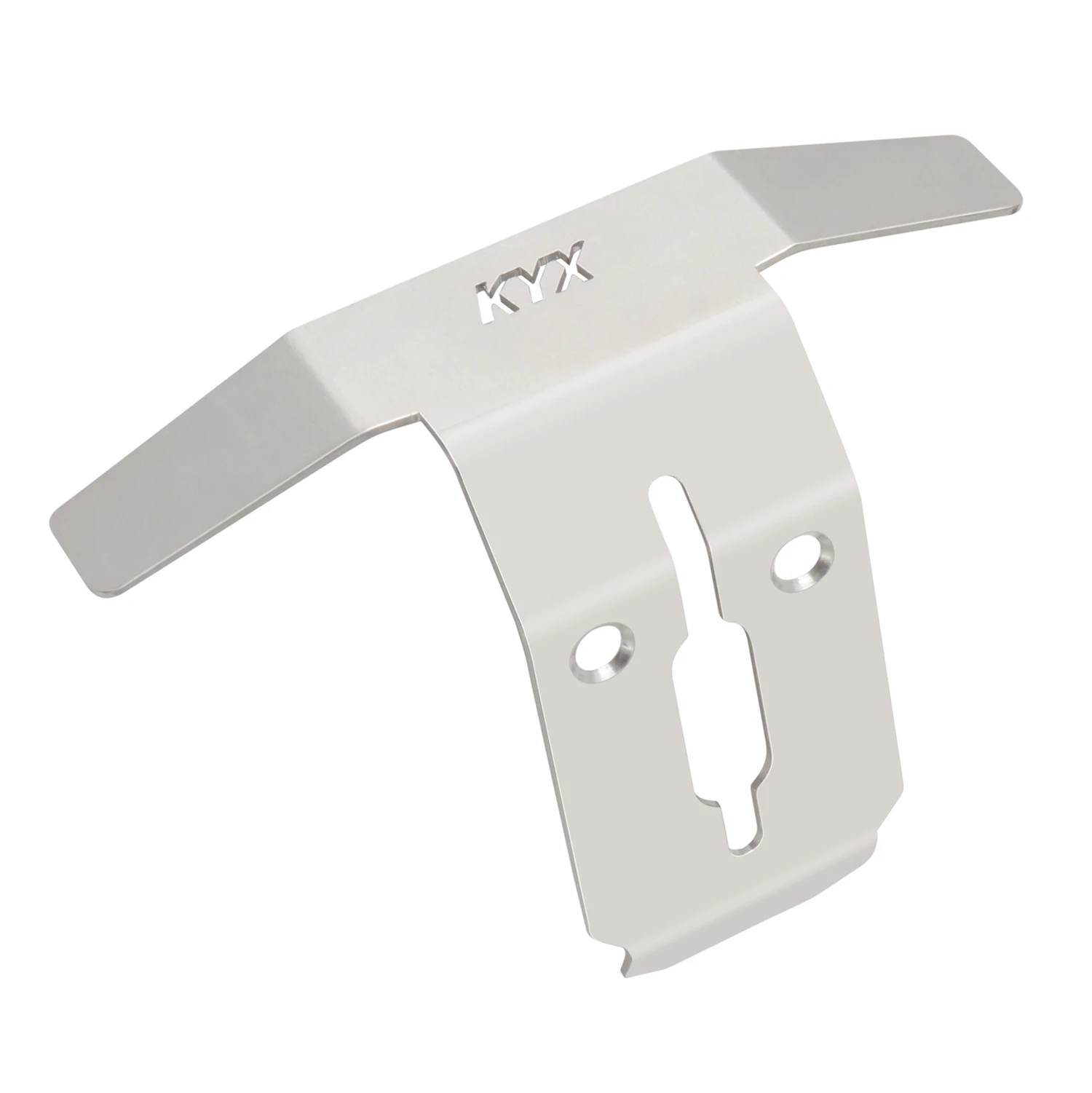 

KYX Racing защита шасси из нержавеющей стали защита шасси броня обновления детали аксессуары для 1/10 радиоуправляемый автомобиль Tamiya MB01