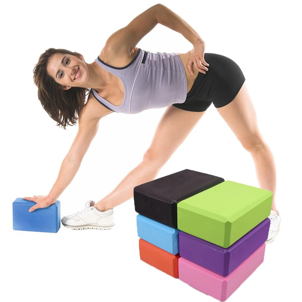 EVA Yoga Blocks Sports Toy Exercise Gym Foam Workout Stretching Aid Body Shaping Health Training For Women  Fitness Yoga Brick