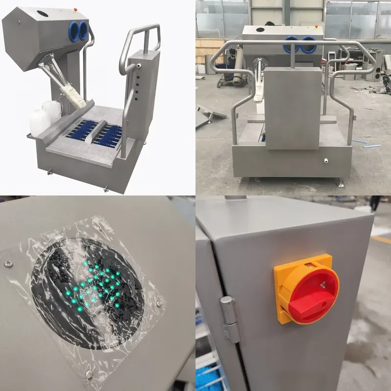 Industrial Boot Washer Station Automatic Sanitary Station with Sterilized Hands and Soles Revolving Door with Sanitary