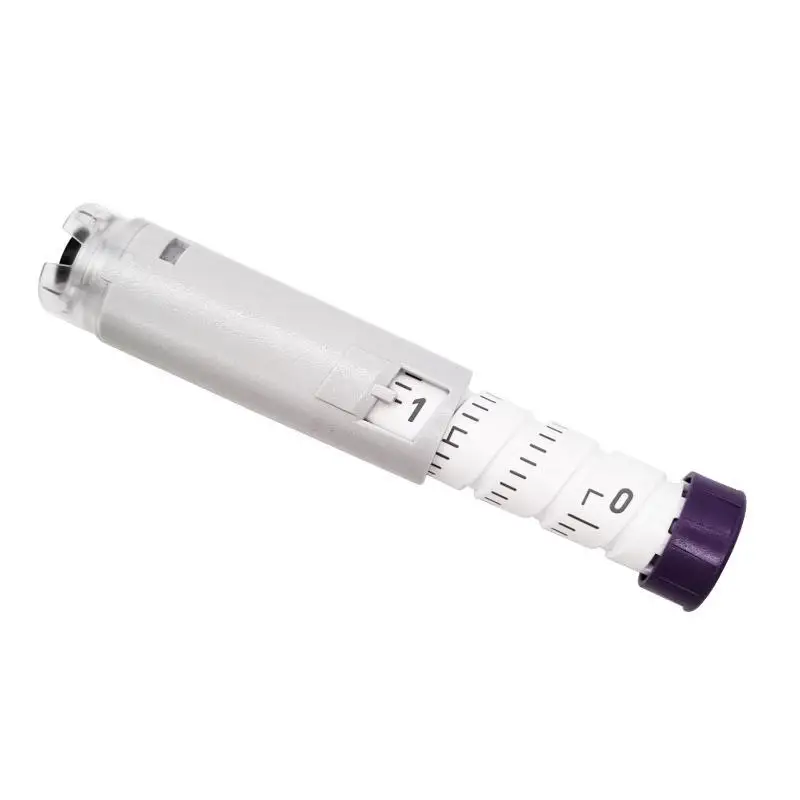 Reusable Medical Injection Pen Precise Scale Dosing Injector Non-Slip Grip Leak-Proof for Daily Patient Self-Administration