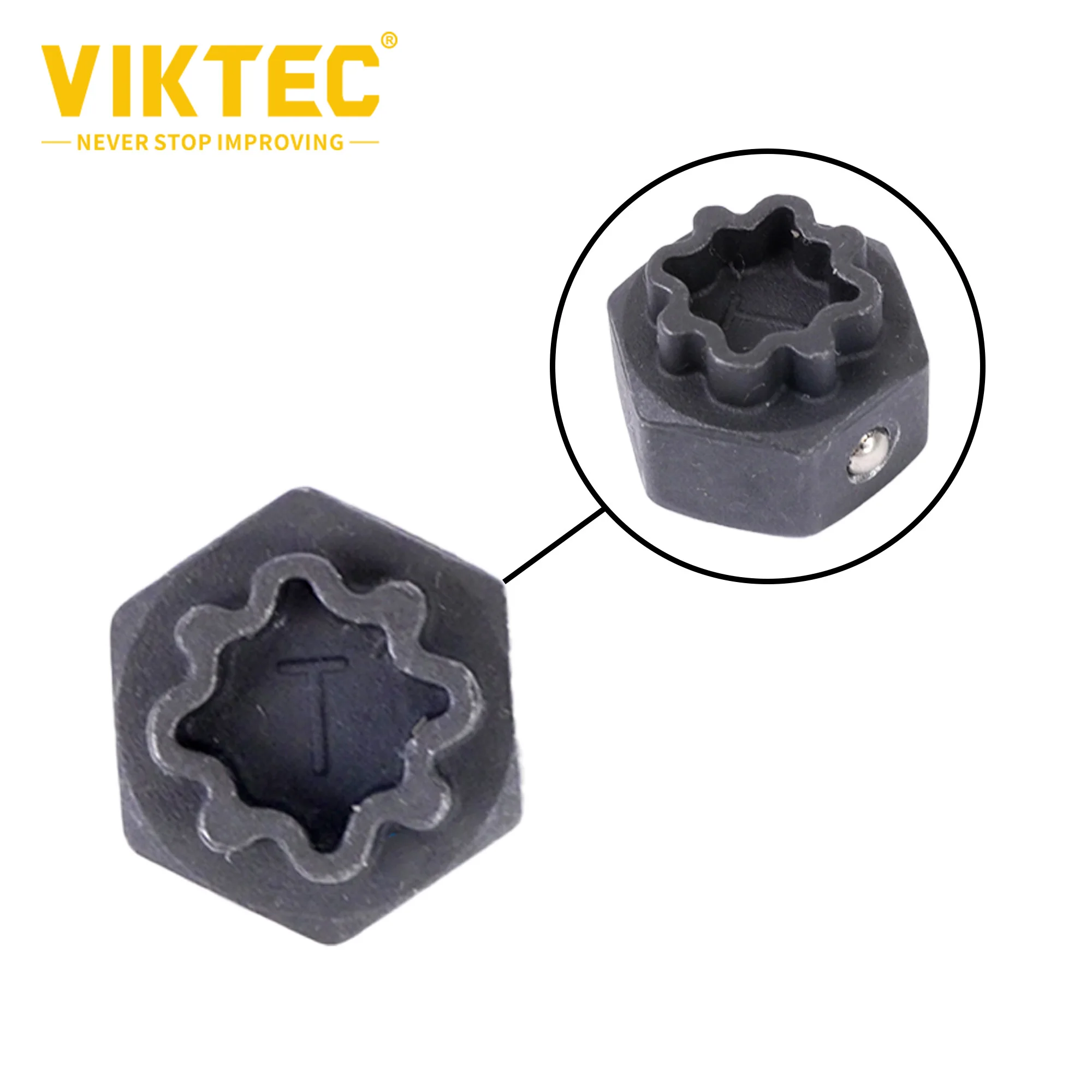 Wheel Locking Nut Key for Audi Series,Viktec Wheel Locks Removal Kit with Adapter,22pcs,Viktec VT13007B