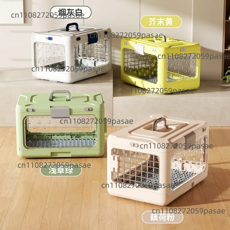 Portable Folding Pet Air Case Car Play Cat Check Case Travel Breathable Portable Cat Case