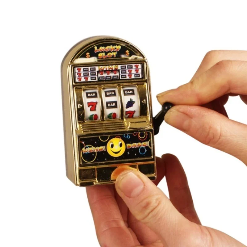 Funny Toys Slot Machine Mini Toy Lucky Jackpot For Fun Christmas Gift Kids Safe Toy