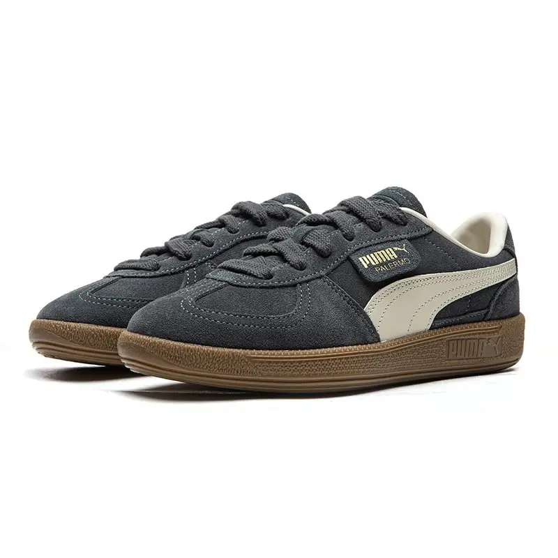 

Puma Palermo Gray Men's and Women's Shoes New Palermo Casual Sneakers 39646381