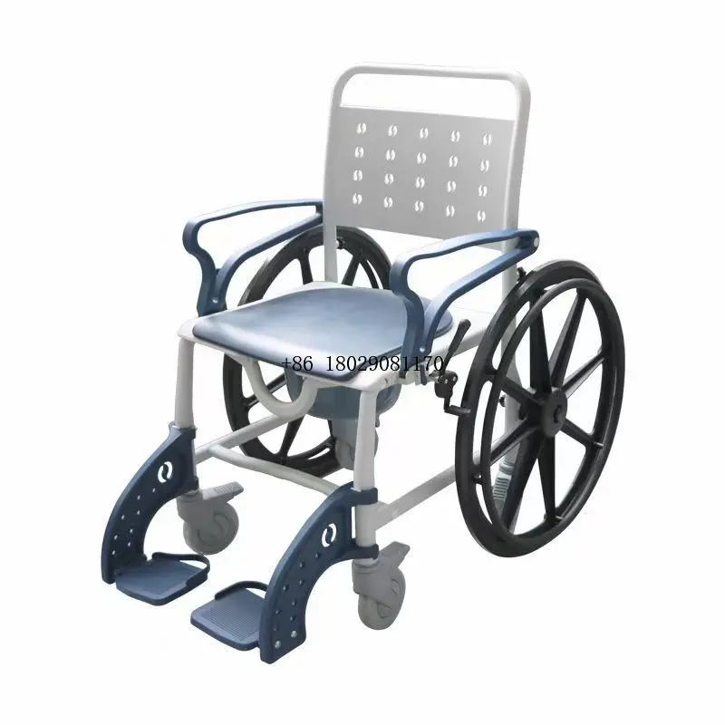 wheel chair  bath chair Plastic Folding  Commode chair