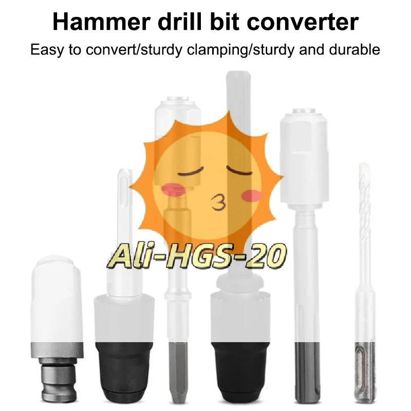 

SDS-Plus to SDS-Max Adapter - Carbon Steel Rotary Hammer Converter, Impact Resistant Shank for Labor-Saving Drilling