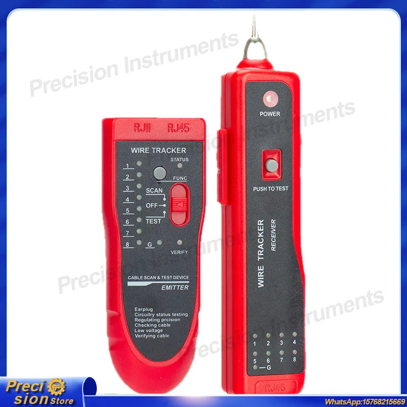 For IT-618 Line Finder Network Measuring Instrument Metal Detector Wire Tracer Cable Locator Voltage Detector AC Power