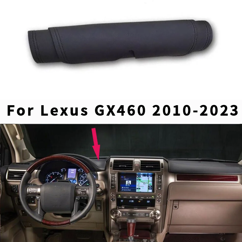 

For Lexus GX460 2010-2023 Leather Non-slip Dash Board Cover Mat Dashboard Carpet