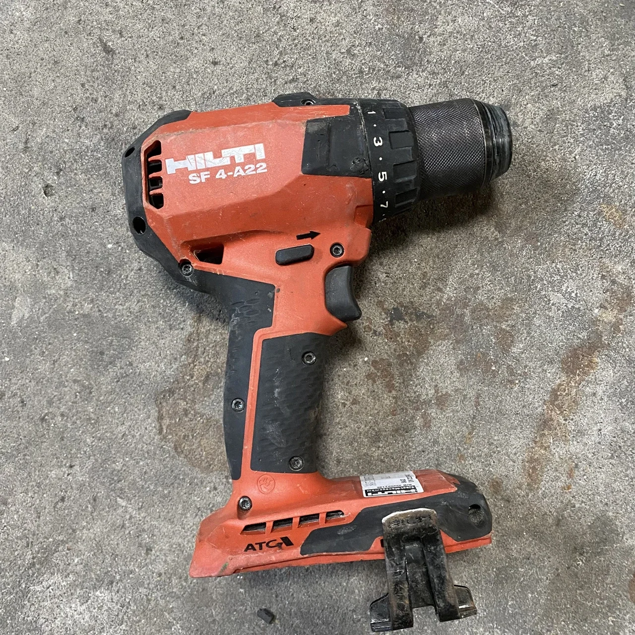 HILTI Electric Drill SF 4-A22 Cordless Lithium Multi functional Drill Metal Brick Wood, Used, body only