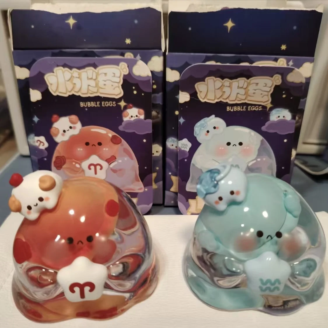 

Suplay Mystery Box Shuibo Egg Wish Zodiac Series Mini Figure Cute Kawaii Collectible Pvc Toy Desk Decor Birthday New Year Gift