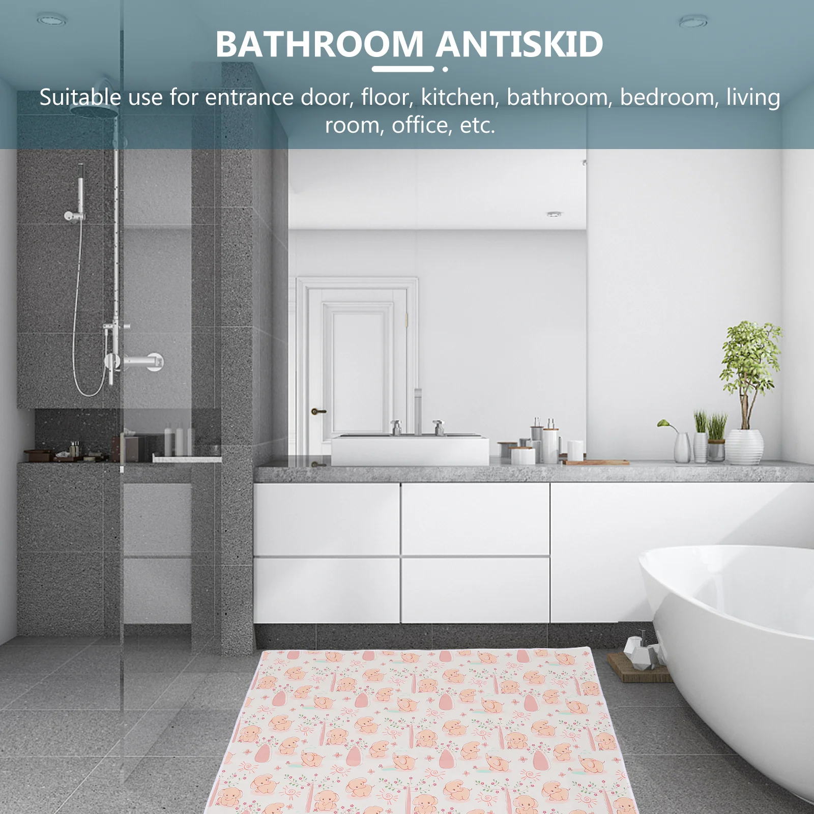 

Large Waterproof Non-Slip High Chair Floor Protector For Art Craft Playtime Outdoor Picnic Camping