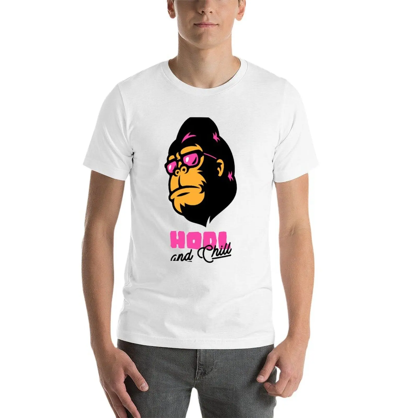 القطن t - Hodl قمصان مطبوعة Chill FEG رجل للرجل حزمة تي شيرت رجل وقمصان للقمصان البيضاء t