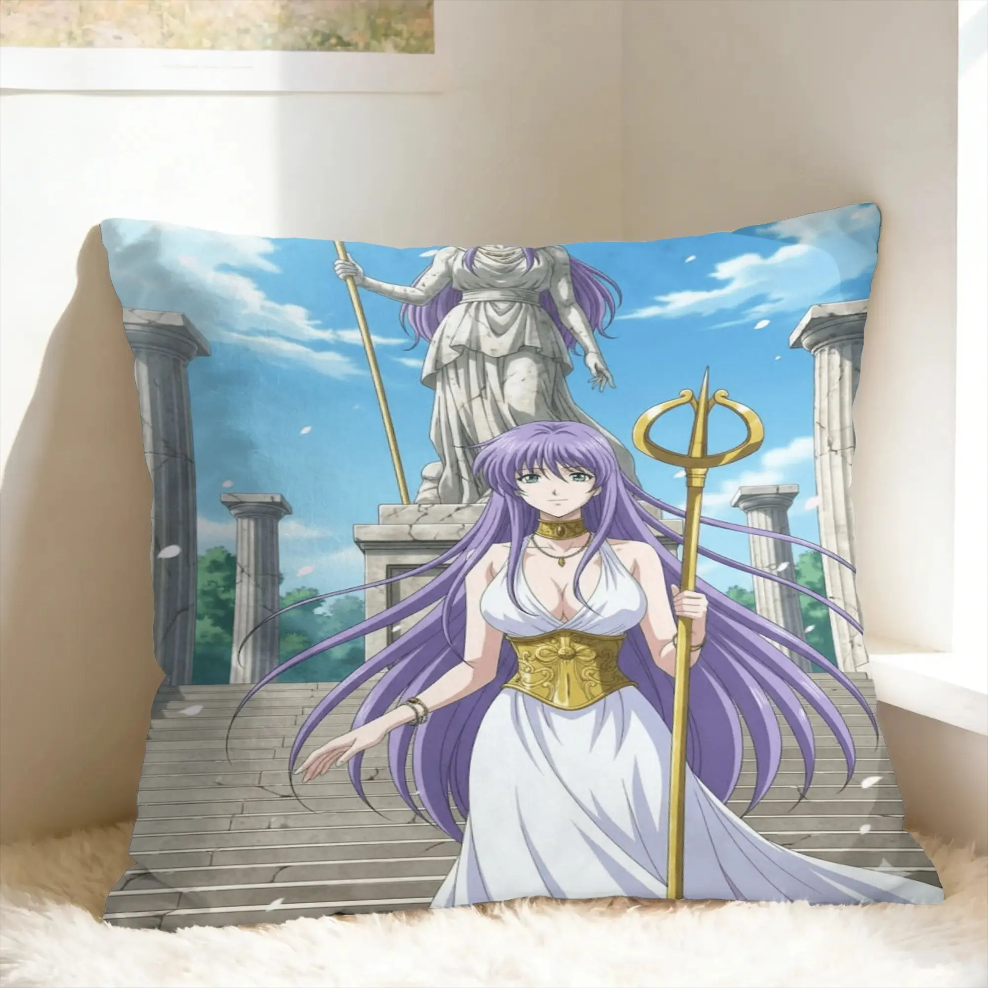 The Knights Pillow Case Saint Seiya Graphic Pillow Cover Cute Funny Cushion Cover For Living Room Sofa