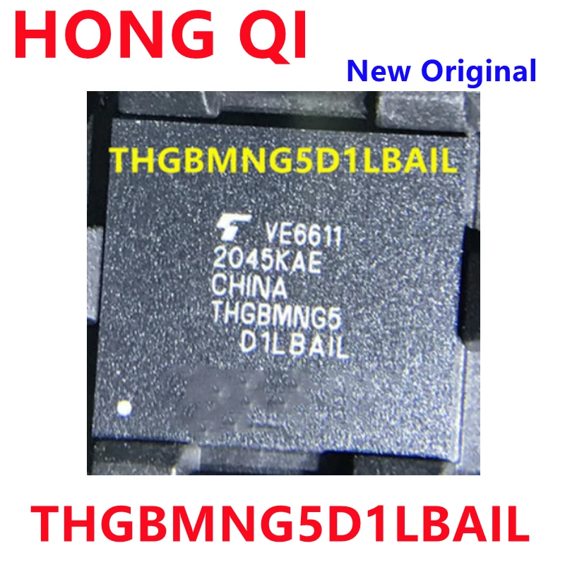 1PCS New Original THGBMNG5D1LBAIL BGA-153 THGBMNG5D1 BGA153 4G 5.0 In Stock