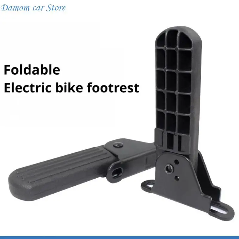 A2UC Rear Passenger Foot Peg Pair with Hinged Bracket for Daily Travel