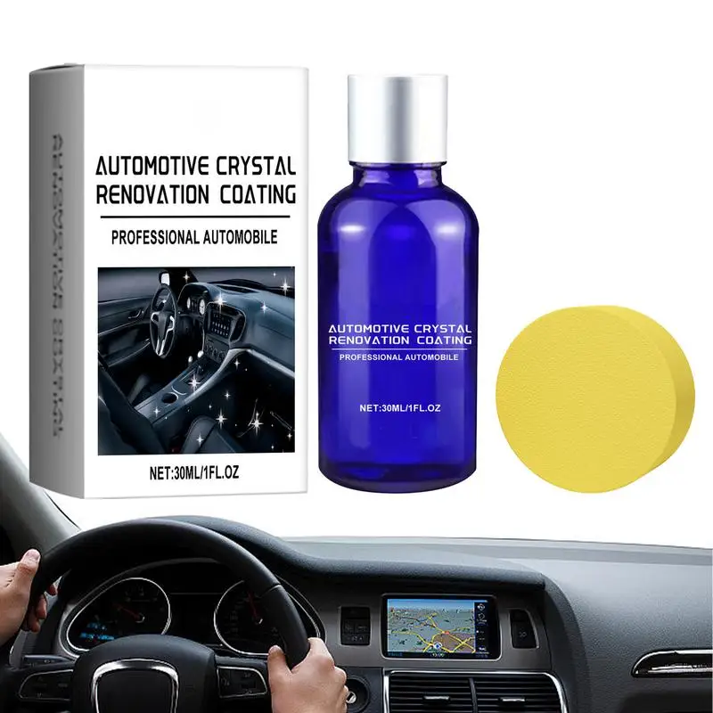 

Automotive Refurbishment Agent 30ml Interior Renovator Polish Cleaner Safe Effective Renovated Coating Retreading Agent With