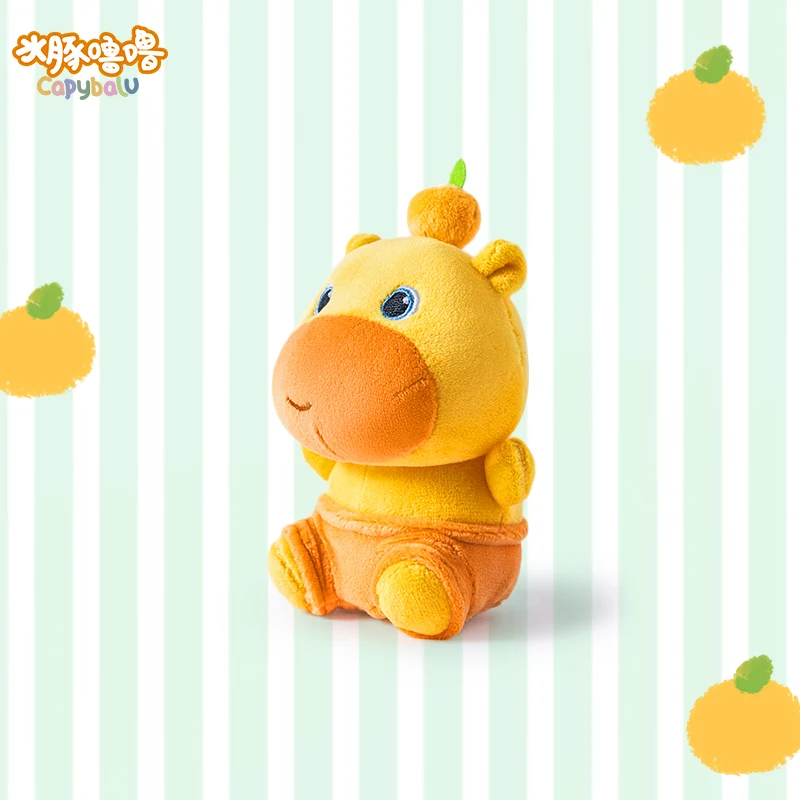 Capylulu Capybara juguete de peluche posición sentada Linda muñeca mochila llavero colgante regalo para novia o amiga