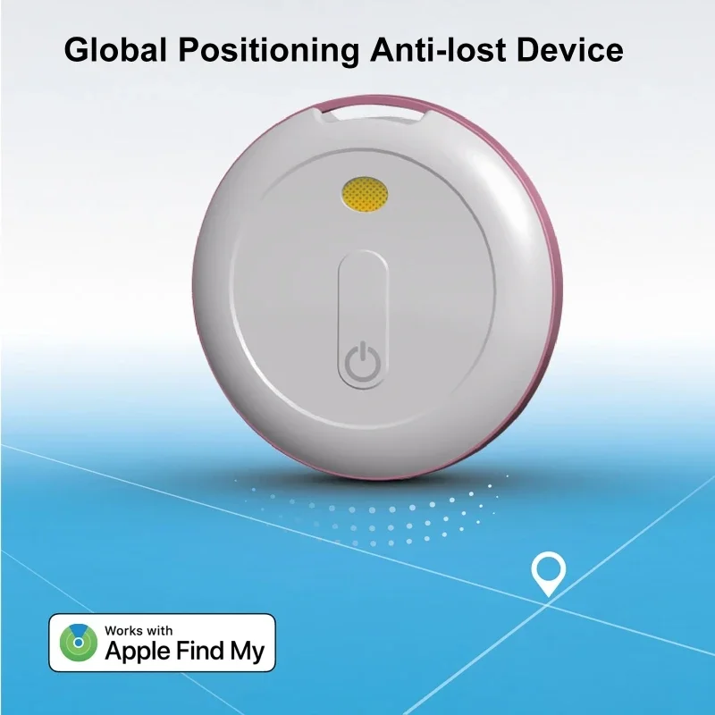 Bluetooth Tracker Pet GPS Global Locator for Apple Wireless Dog&Cat Anti-Lost Reminder 365 Days Duration Compatible with Find My