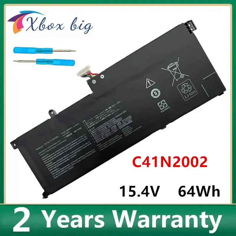 

C41N2002 15.4V 64WH Laptop Battery For Asus ZenBook Pro 15 UX535 UX535L UX535LH UX535LI UX535LH-BH74 UX535LH-BN002T