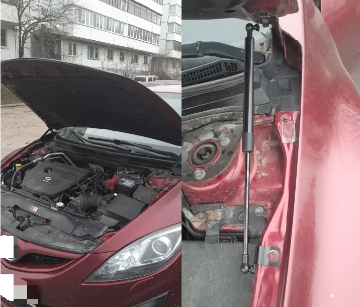 

2 шт. демпфер капота для Mazda6 MK2 GH Mazda 6 Atenza Ultra 2008-2012, передний капот, модифицированные газовые стойки, подъемная опора, амортизаторы, поршневые стержни