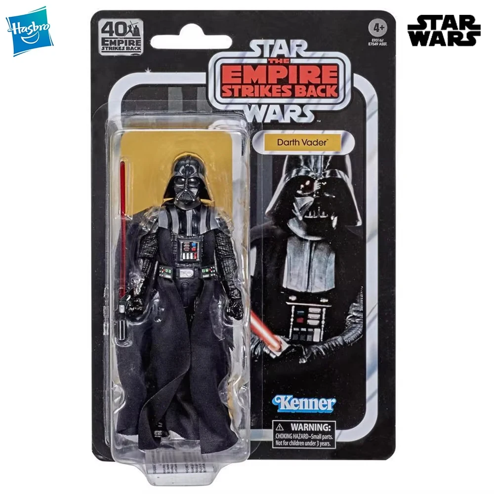 Hasbro Star Wars The Black Series Darth Vader (The Empire Strikes Back 40th Anniversary) 6-inch Scale Retro Action Model Figure