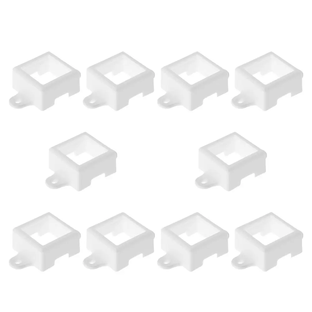 

10Pcs Waterproof LED Light Mounting Brackets Plastic Clips for Outdoor Strip Rope Light Fixing Garden Patio Holiday Use