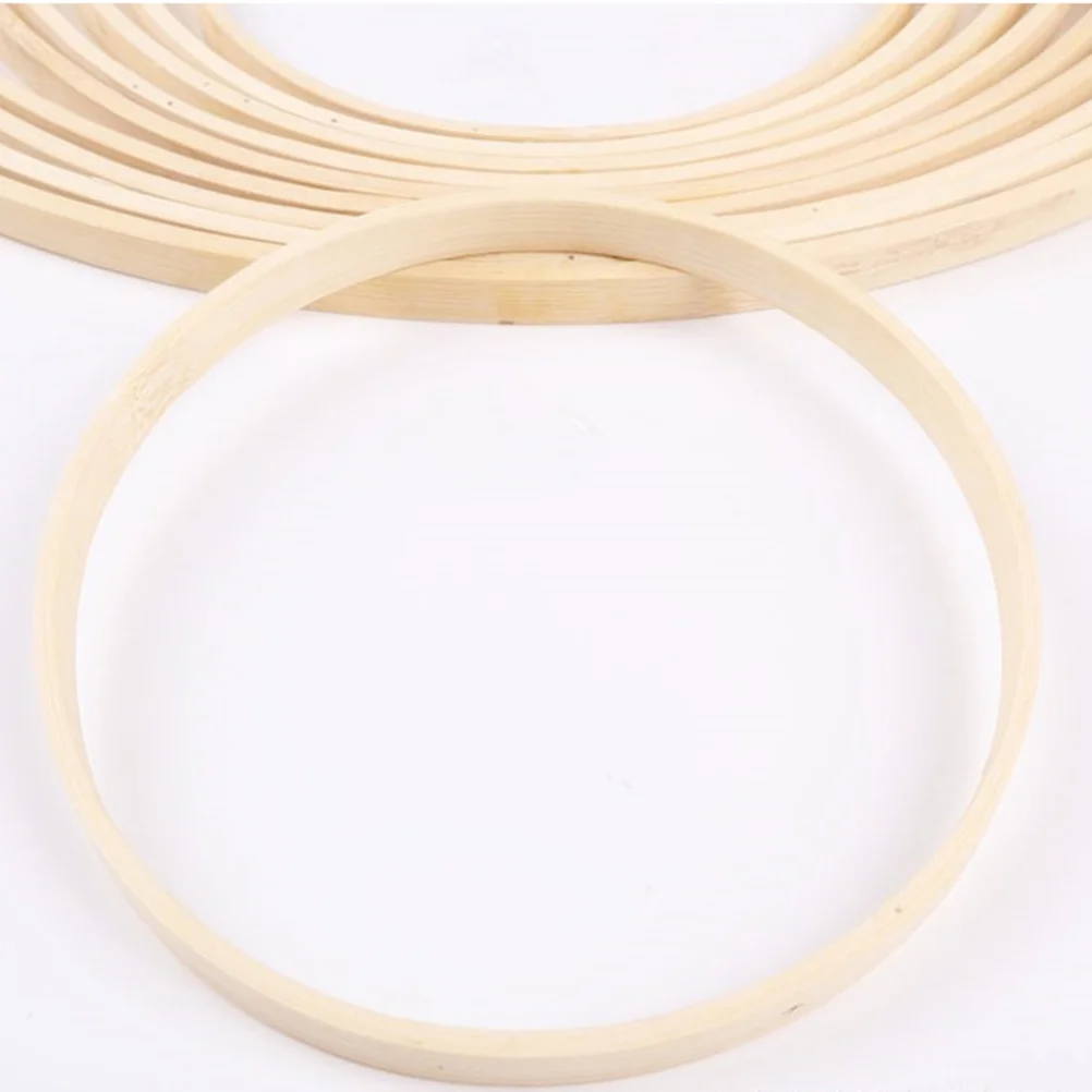 10pcs 20cm Diameter Dream Catcher Ring Round Wooden Bamboo DIY Craft Tools with dreamcatcher ring DIY dreamcatcher