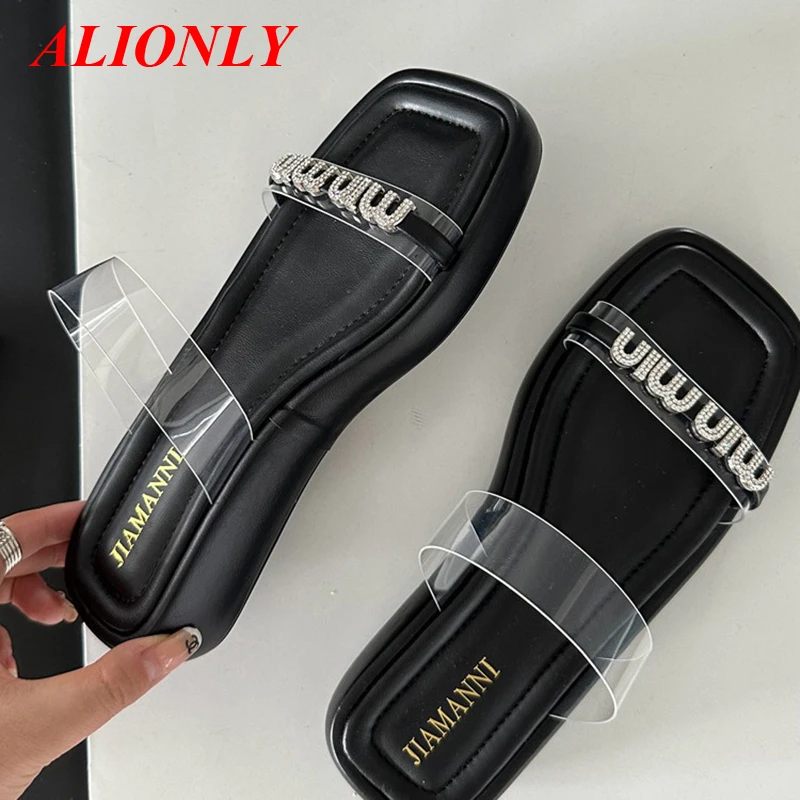 

Alionly/2020 летние прозрачные женские тапочки из ПВХ с открытым носком, блестящая ткань с блестками, обувь на танкетке и каблуке, обувь для банкета и вечеринки