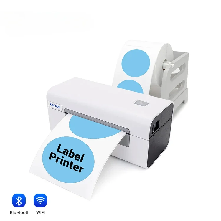 

Xprinter XP-D465B Shipping Label Maker With Bluetooth Sticker Printer Thermal Label Mini Shipping Label Printer