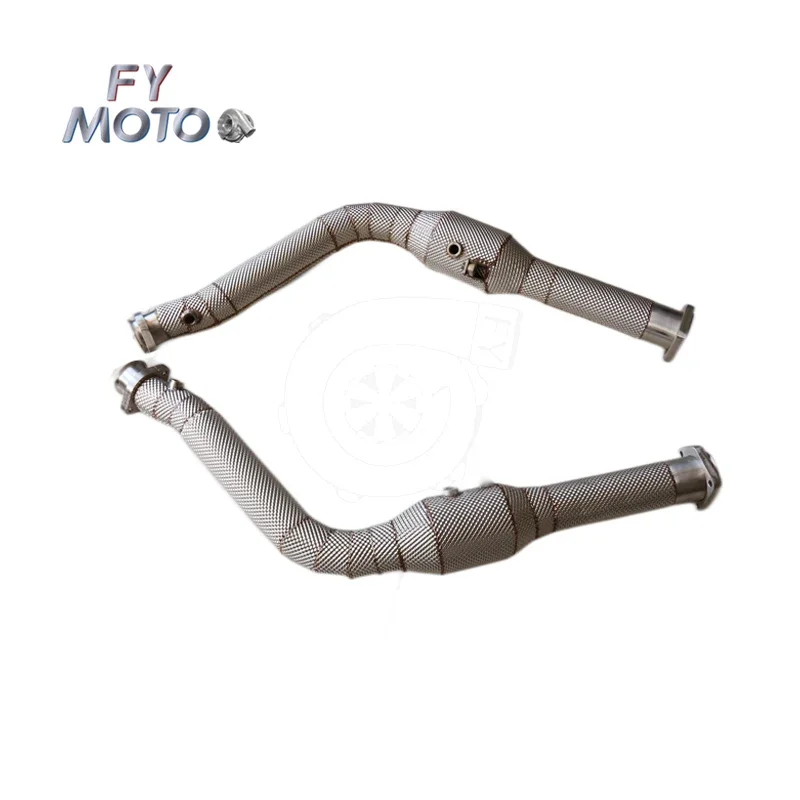 

Exhaust Catted Downpipe For W463 AMG G65 G63 4.0T/5.5/6.0L 2013-2018 With Heat Shield