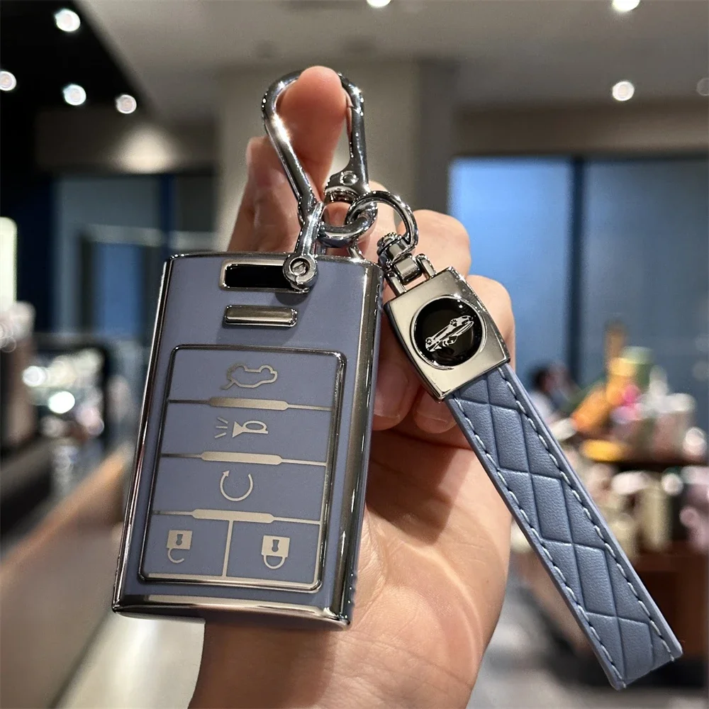 Custodia protettiva per chiave Portachiavi Shell per Cadillac SRX ATS ELR XTS - Accessori per chiavi per auto con telecomando senza chiave