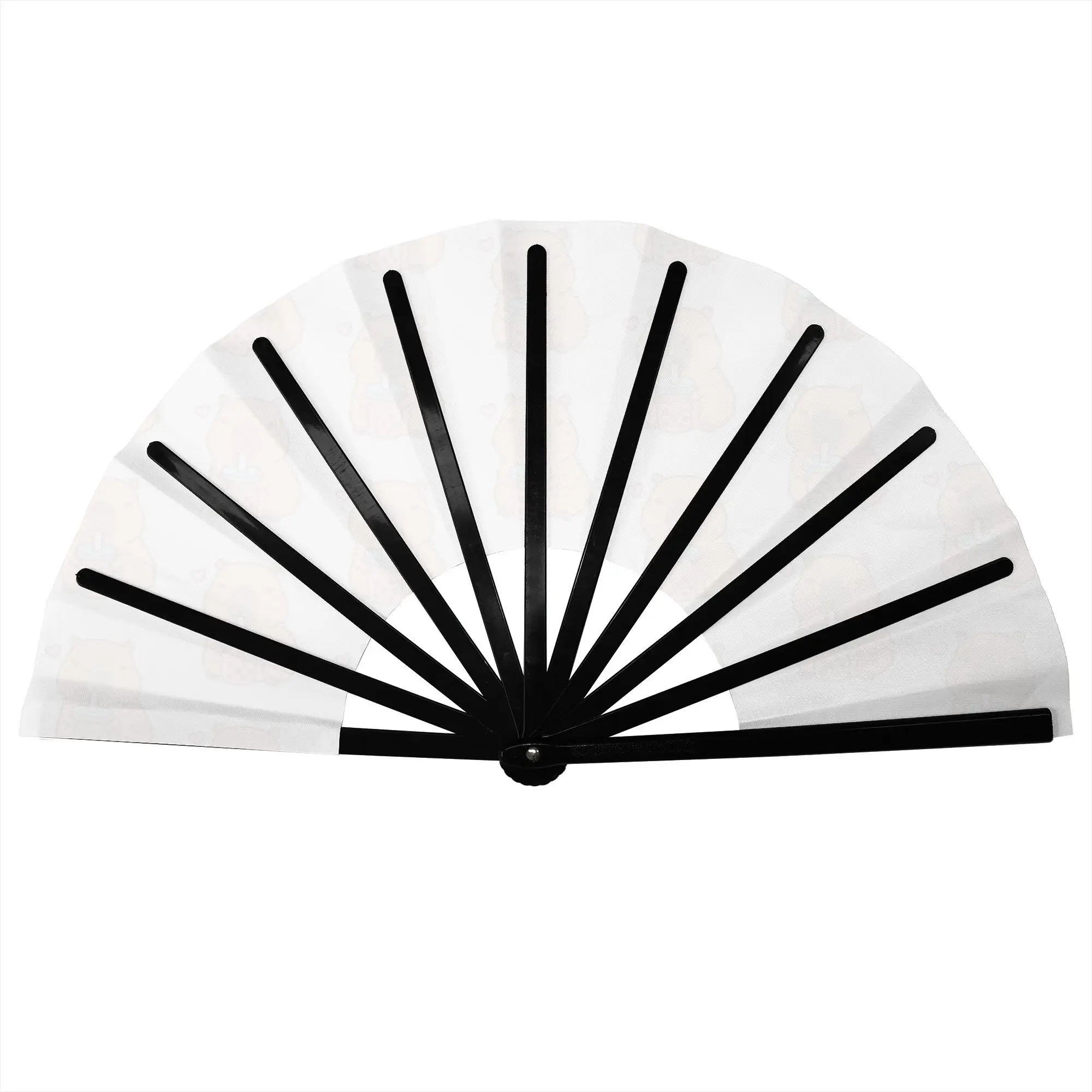 Cute Capybara  Hand Fan Promotional Gift Party Drinking Bubble Tea Durable Folding Fans Novelty Bulk Pack Fan