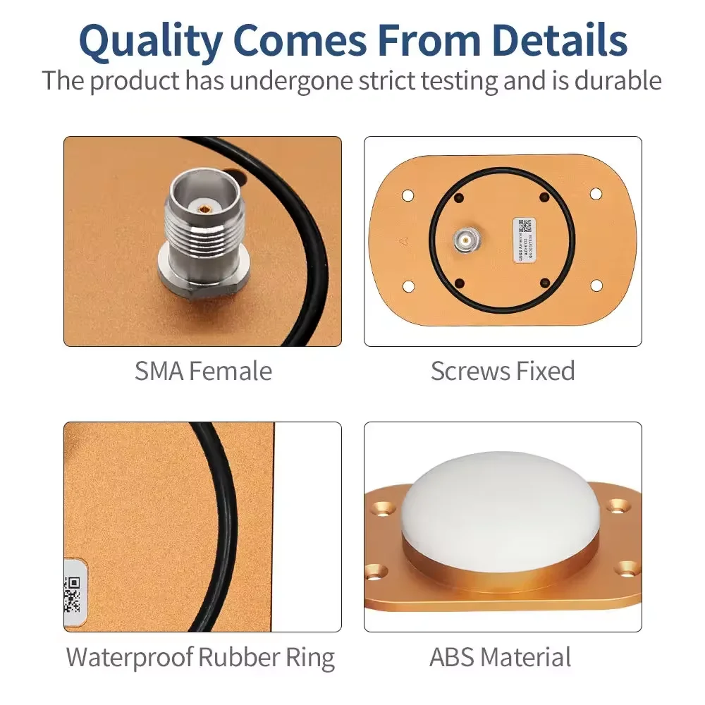 Imagem -04 - Antena de Aviação Gps para Veículo Anti-jamming Alta Precisão Glonass Galileo Bds Hx-ca7606a Ca6153 Gnss l1 l2 l5