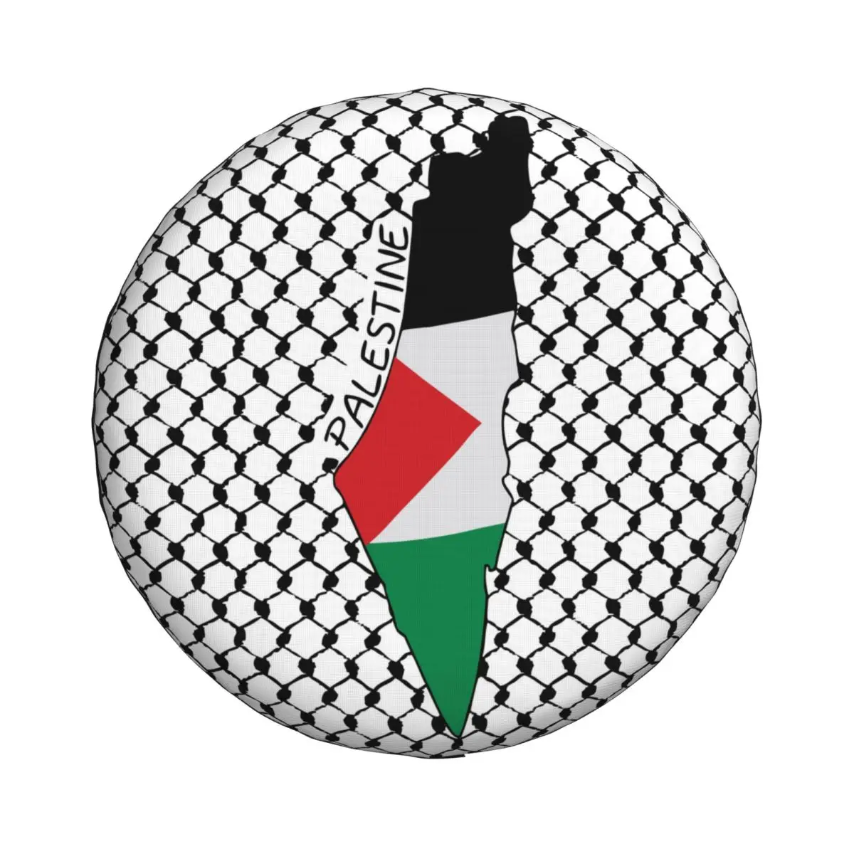 Palestine Flag Map Spare Tire Cover for Jeep Hummer SUV RV Car Wheel Protectors Accessories 14