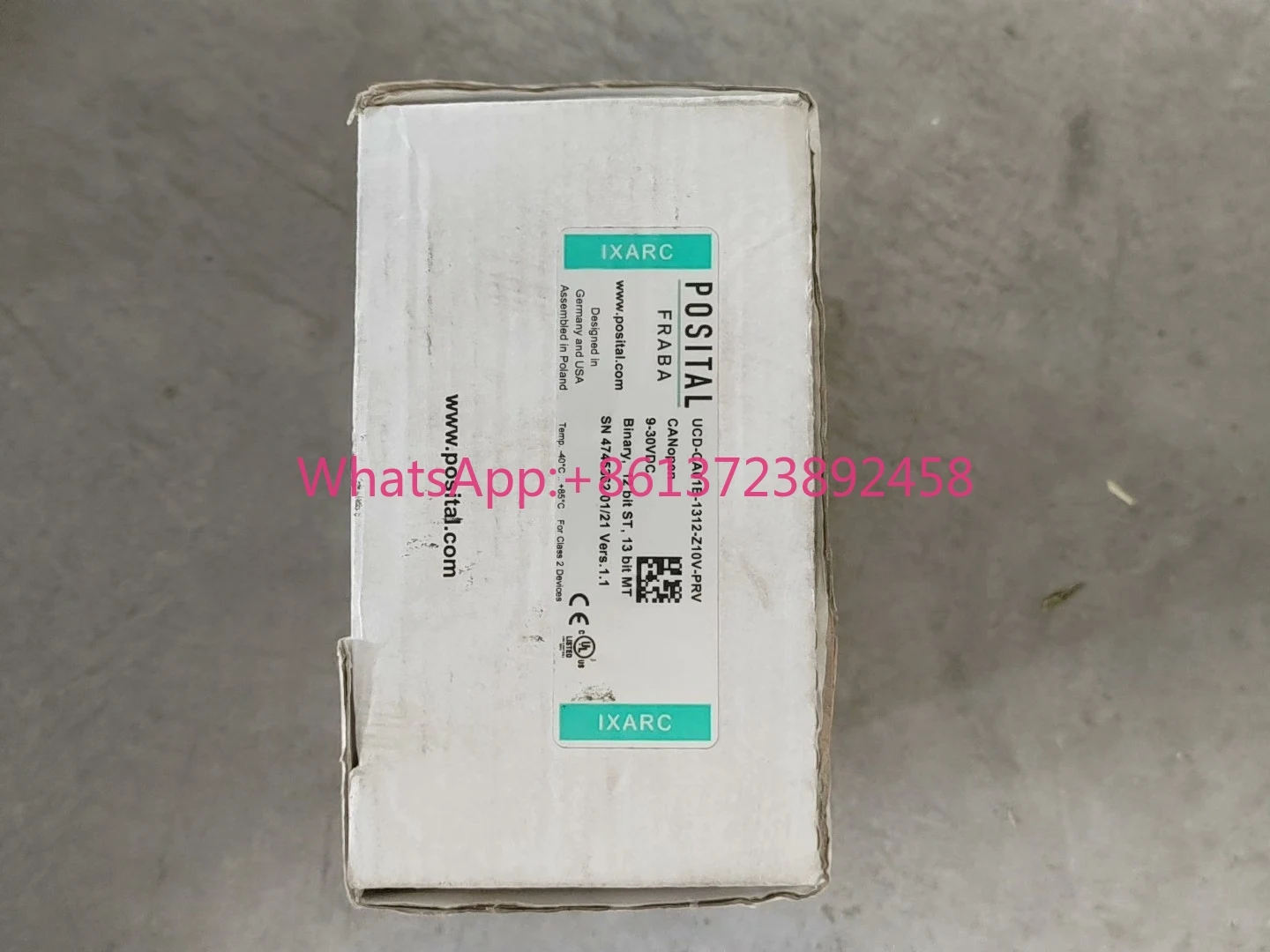 POSITAL absolute encoder UCD-CA01B-1312-Z10V-PRV high quality