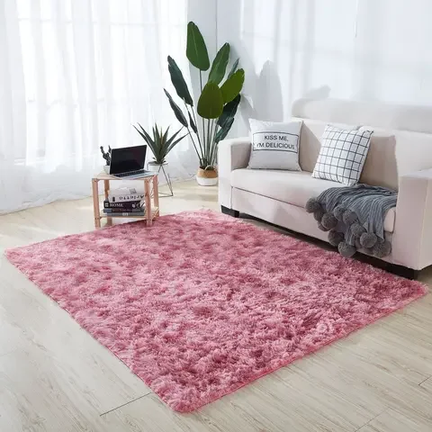 Silky Fluffy Carpet Modern Home Decor Long Plush Shaggy Rug Children's Play Mats Sofa Living Bedroom Bedside Mat Balcony Carpets