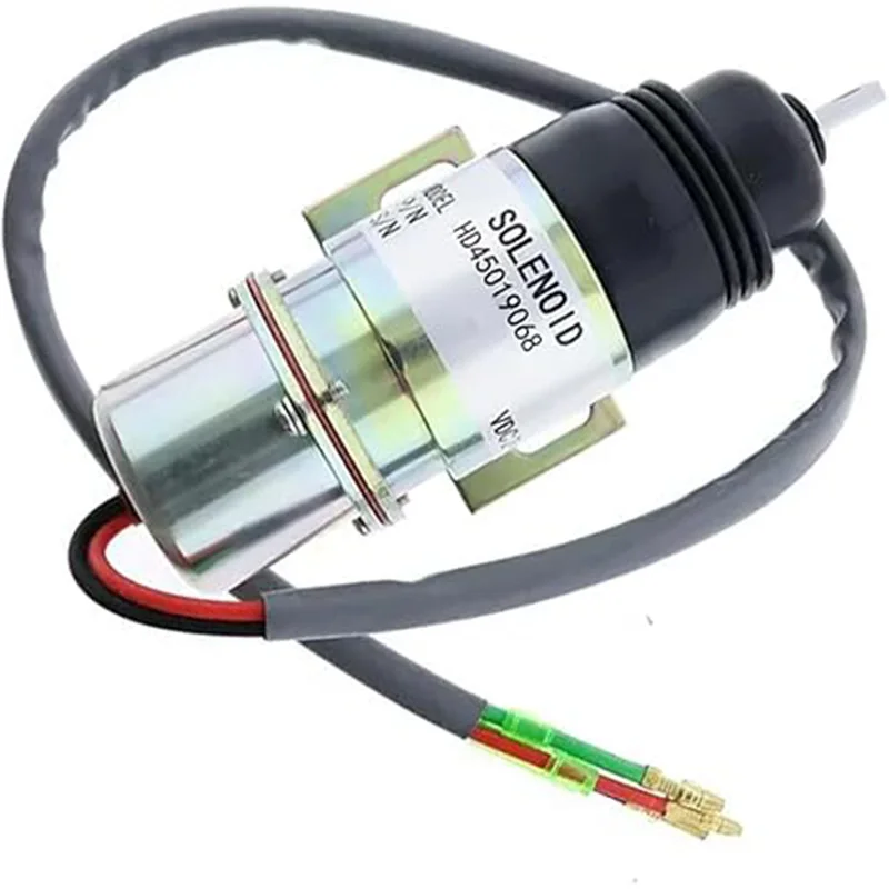 

1819100520 716/30097 894453-3411 24V Stop Solenoid Compatible with for Isuzu Engine Diesel 4JG1 4JG2 6BG1 6BB