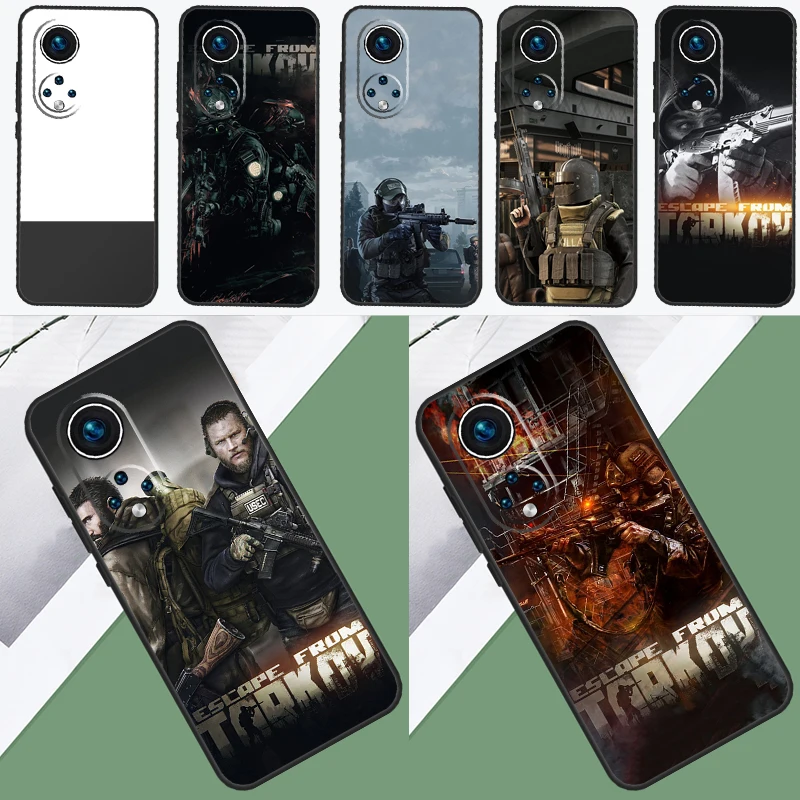 Escape From Tarkov For Honor 50 70 X7 X8 X9 Phone Case For Huawei P30 Lite P20 P40 P50 Pro P Smart Z Nova 5T