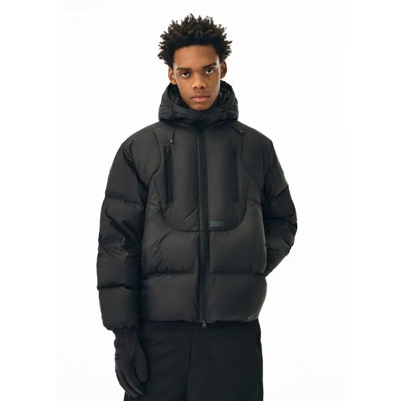 Veste à capuche pour Couple, ensemble assorti, manteau bouffant épais et matelassé, coupe ample, chaud pour elle et lui, vêtements d'extérieur pour femmes, hiver