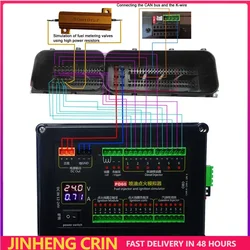 PD60 Auto Injector Fuel Injection Ignition Simulator Gasoline and Diesel Vehicle Car Computer Board ECU Maintenance Tester