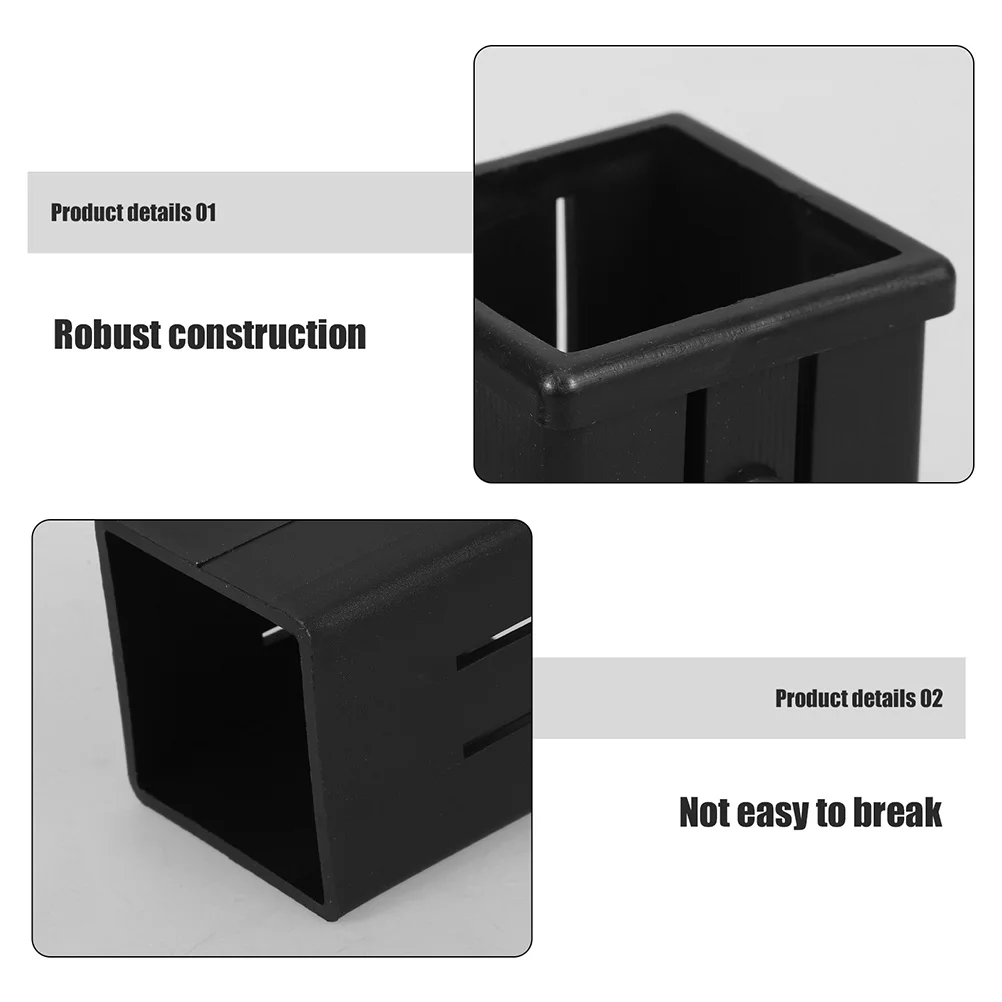 8 قطعة إدراج لأنابيب مربعة أنبوب مجوف بطانة إدراج محول كم أجهزة لياقة بدنية استبدال أجزاء أنبوب مجوف بطانة