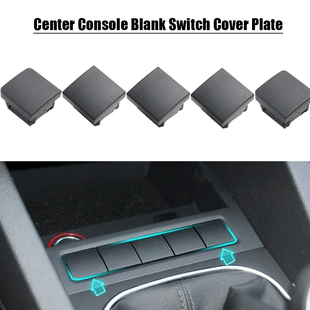 Center Console Blank Switch Cover Plate 1K0959623 For VW Caddy EOS Golf Jetta Satigar Scirocco Touran Car Interior Accessories
