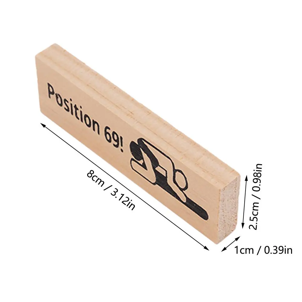 48 قطعة برج كتلة خشبية لعبة مكعبات بناء زوجين تاريخ ليلة الكبار حفلة متعة لعبة الذكرى تاريخ ليلة النرد له لها