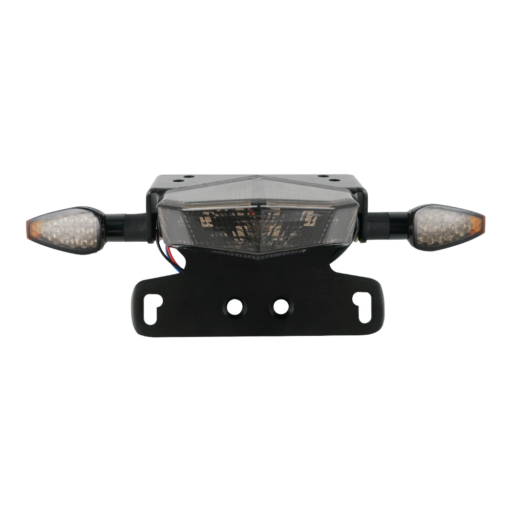 Motorcycle LED Turn Signal Indicator Light Rear Brake Light License Plate Holder For Suzuki DRZ400S 2000-2024 DRZ400SM 2005-2024 image 5