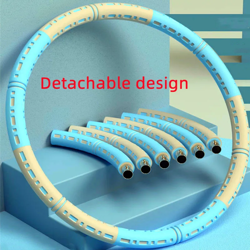 Detachable Sports Hoop for Adults Exercise, Easy Adjustable Weight, Slimming, Workout, Home Gym, yoga,Training Fitness Equipment