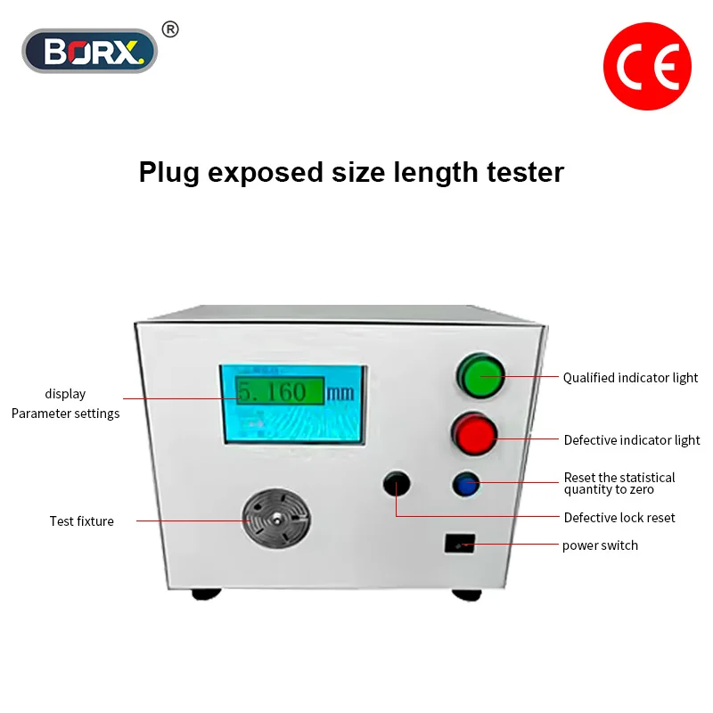 

BORX DC USB Type C Plug Electrical Wire Earphone Cord Length Measurement Instrument Defective Product Lock Screening Function