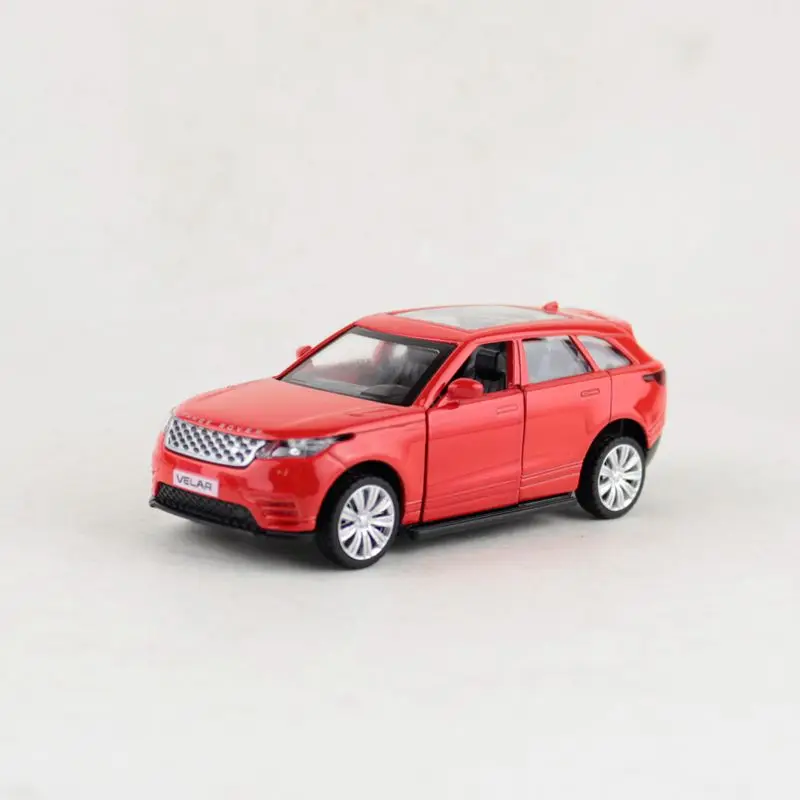 1/42 Land Rover Velar Diecast Metal Toy Model SUV Sport Pull Back Doors Openable Educational Collection Gift For Kid Match Box