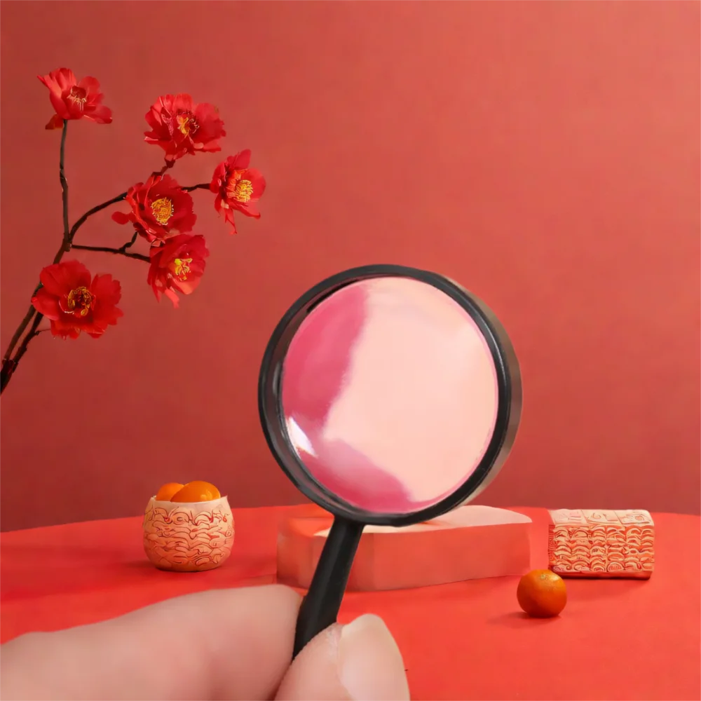 Plastic 1/5/10 Pcs Educational Tool Insect viewer  5X Magnifying Jewelry Loupe Reading Glass Lens Hand Held Magnifier