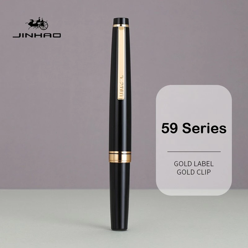 JINHAO 59 Fountain Pen EF F Hooded Nib Luxury Elegant Fountain Pens calligraphy Pens PK 80 School Office Supplies Stationery