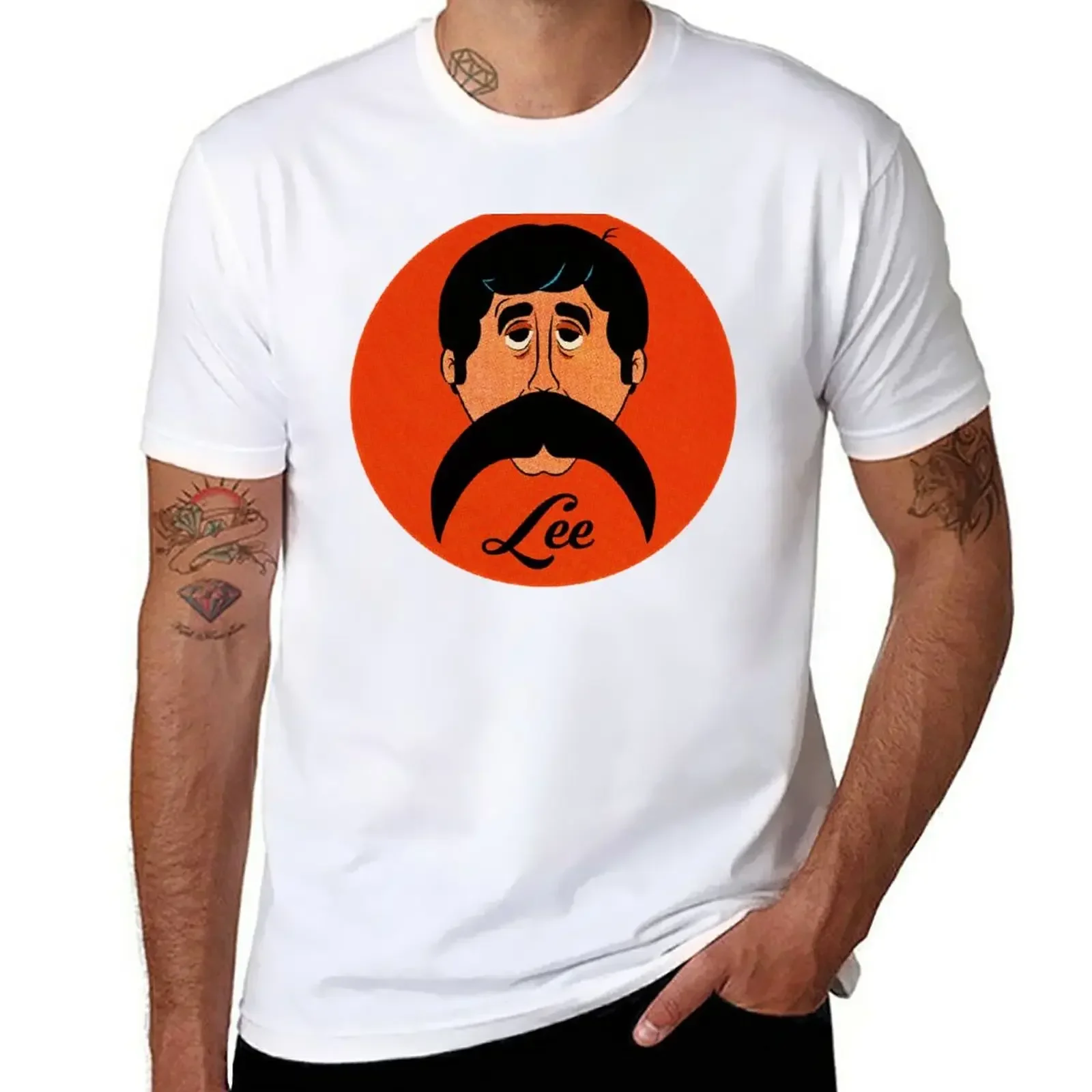 Lee Hazlewood Head T-Shirt plus sizes plus size tops Men's t-shirt